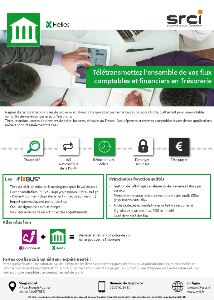Plaquette commerciale iXHelios
